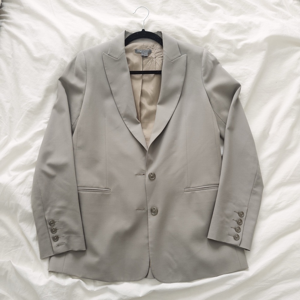 Vince Wool Long Blazer Size 8